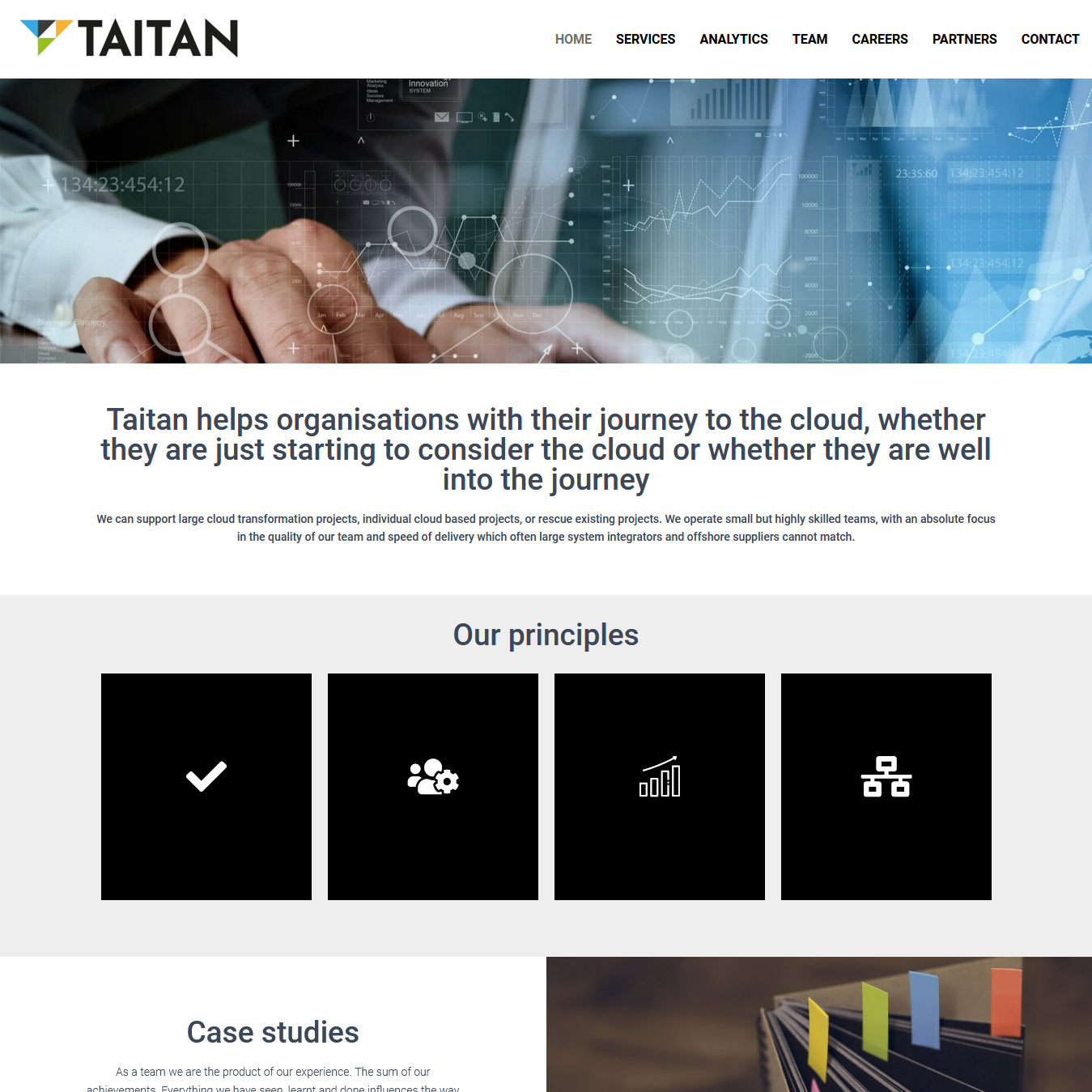 Taitan WordPress site - project