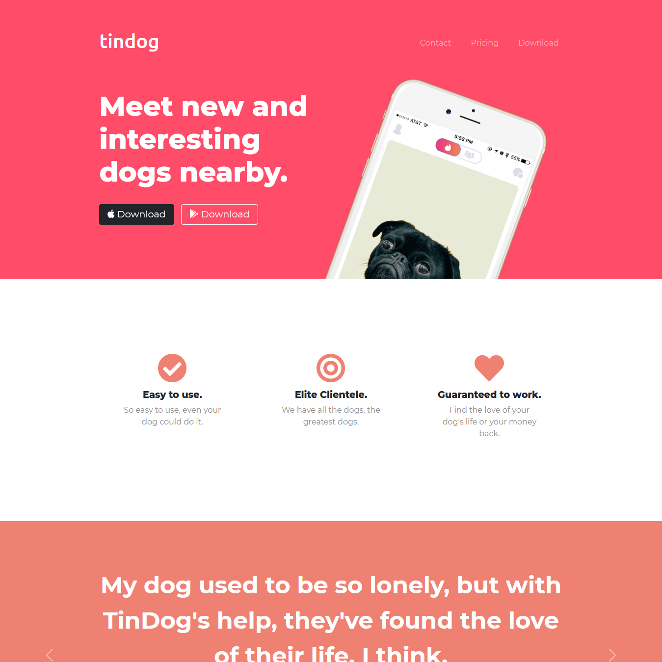 Tindog template - project